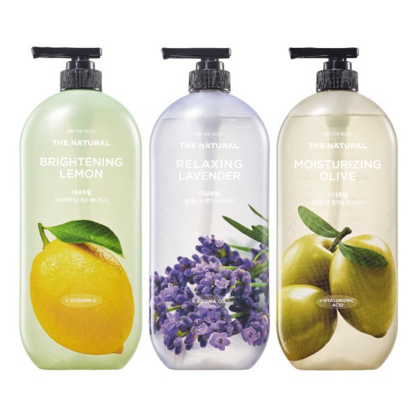 オンザボディ ザナチュラル ボディウォッシュ 900g 3個 (レモンラベンダーオリーブ)