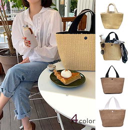 4 COLOR 【春夏新作】送料無料/ショルダーバッグ /軽量トートバッグ/トートバッグ/大容量