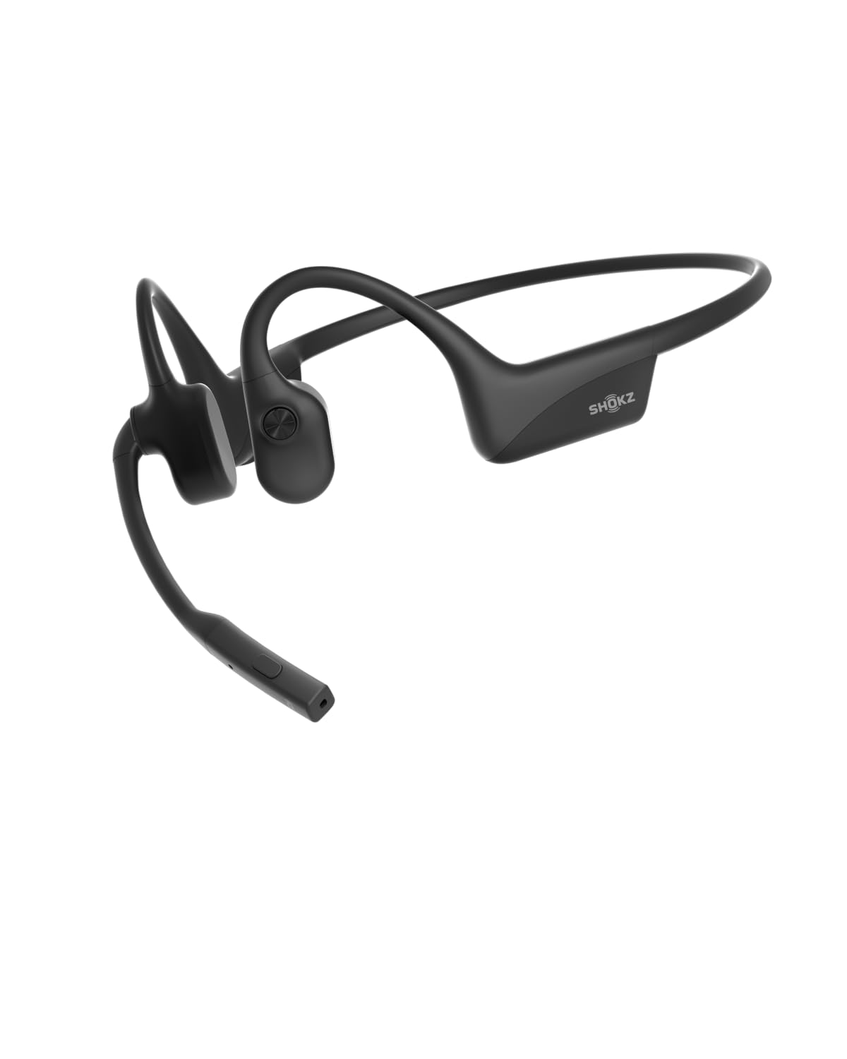 Shokz (ショックス) OpenComm 2 ビジネスイヤホン 骨伝導 ワイヤレス Bluetooth5.1 オープンイヤーヘッドホン 耳を塞がない 自動ペアリングヘッドフォン マイク付き 技適認