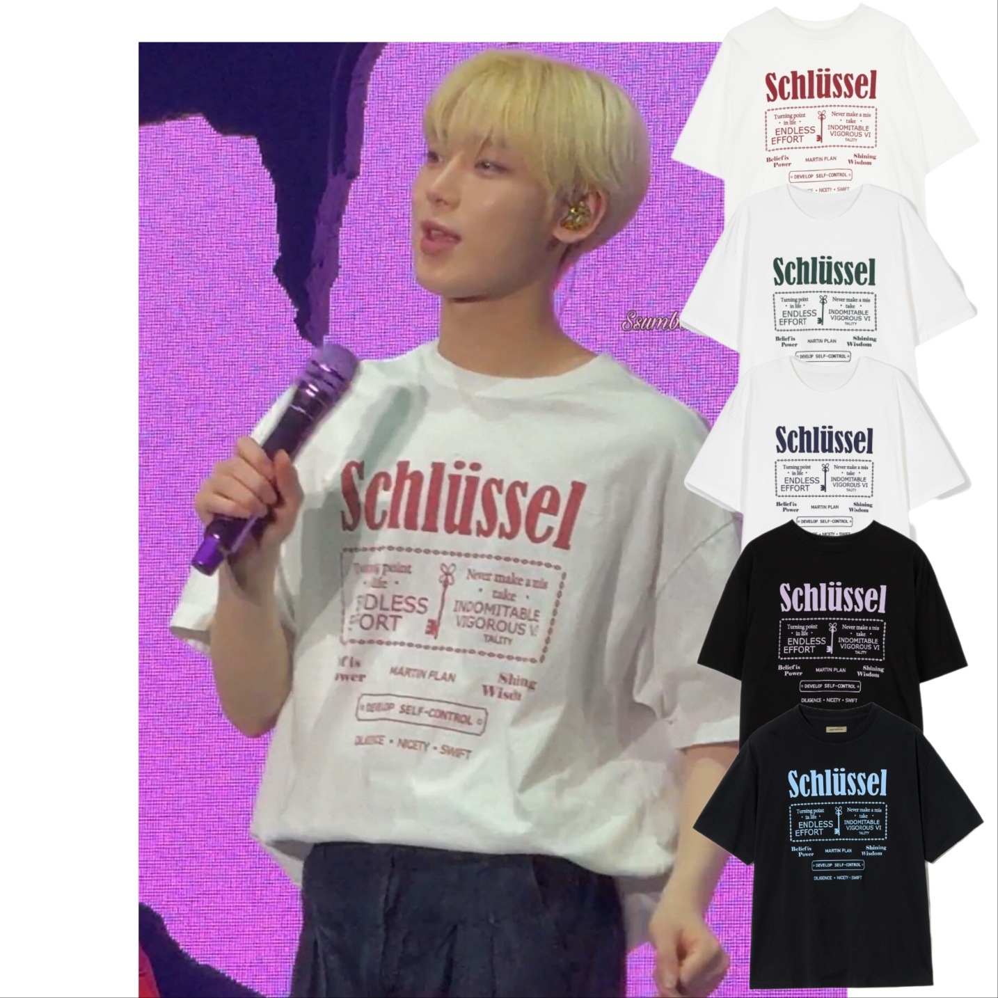 [MARTIN PLAN] ENHYPEN ソヌ 着用 Answer Key Half T 5色