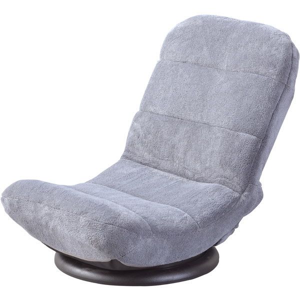 RKC-176GY コンパクト回転チェア グレー メーカー直送