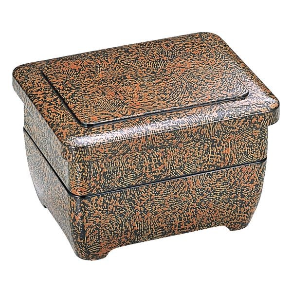 2段こしまる丼重/重箱 黒 段蓋 絞り内朱 177mm140mm120mm 日本製 食洗機対応 和食 レストラン 店舗 お店