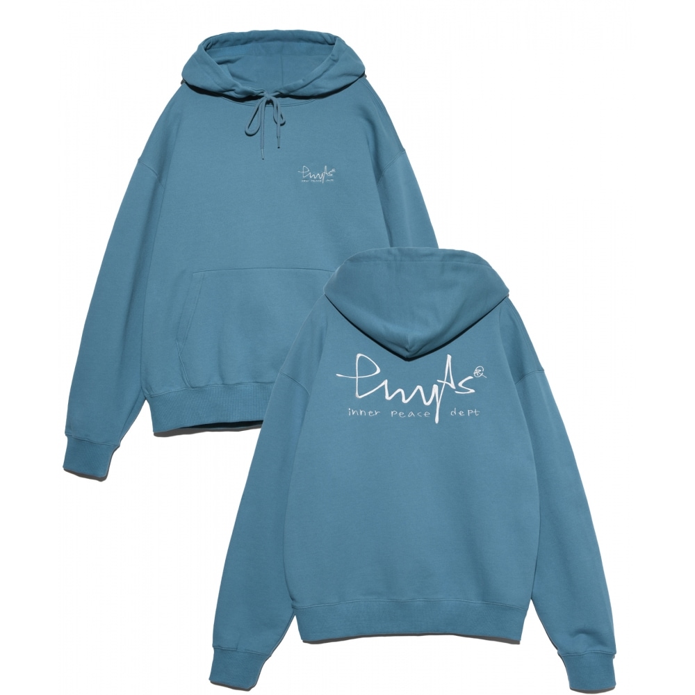 体育科 PHYPS ビッグシンボルロゴパーカー フォレストブルー