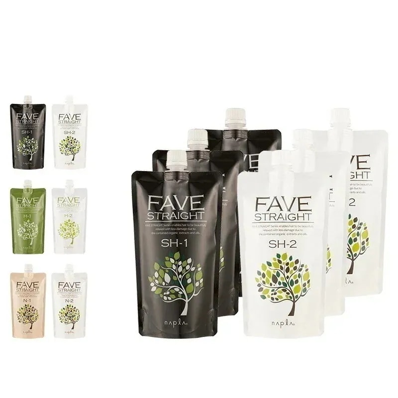 フェーブストレート 1剤 400g 3個＋2剤 400g 3個 計6個セット ストレートパーマ剤