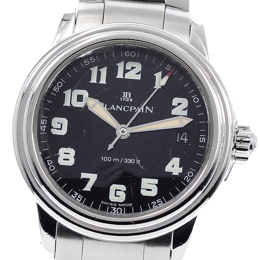 ブランパン Blancpain 2102-1130M-11 レマン デイト 自動巻き レディース _937095【中古】