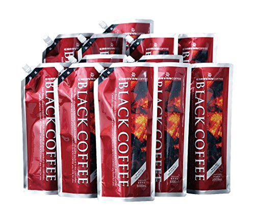 キャラバンコーヒー ブラックコーヒー 加糖 1L×12袋