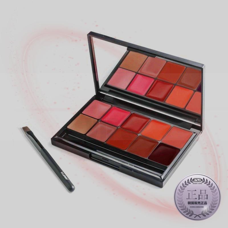 10色 リップ プロ パレット 15g 01ベージュ 02ムーディコーラル 03ソフトピン
