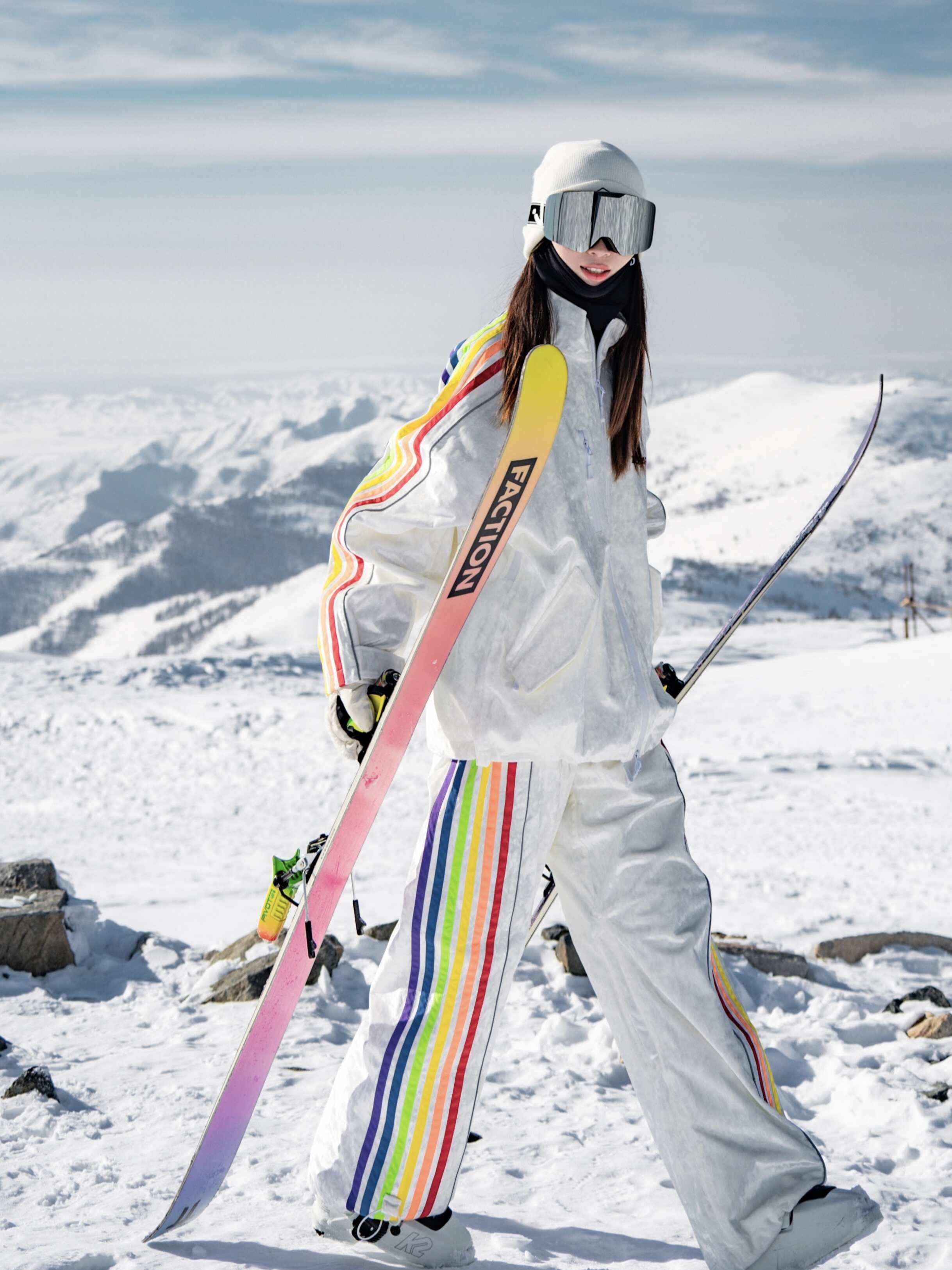 上下セット スノーボードウェア 韓国ファッション スポーツシリーズ スノーボードウェア