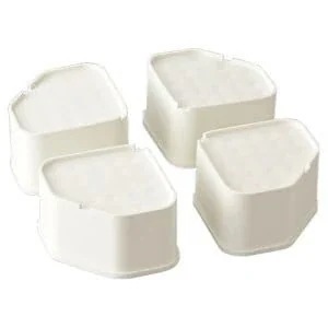 売れ OP-SG600 因幡電機 洗濯機用防振かさ上げ台 置き台 ふんばるマン 1セット4個入 ワンプラス