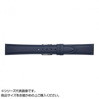 Emitta（エミッタ） 時計バンド ワープロラックス 18mm ネイビー （美錠:銀） EW-N18