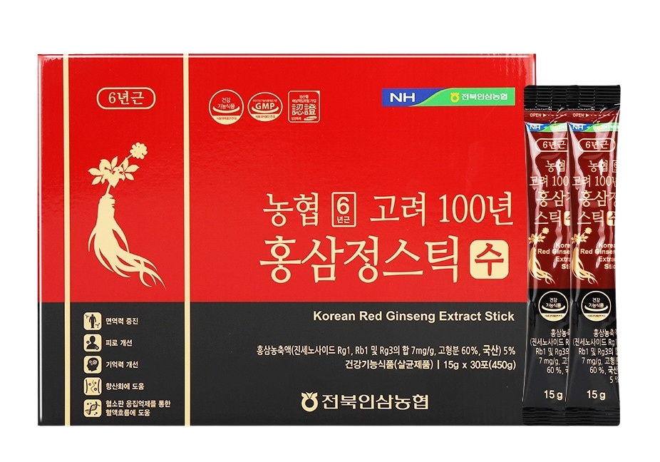 [健康補助食品] NH農協/ 6年根高麗100年/ 紅参エキススティック450g/ 秀/免疫/疲労回復 健康補助食品 免疫 血液 記憶力向上 疲れ取り プレゼント 飲料 母の日 父の日 親にプレゼント