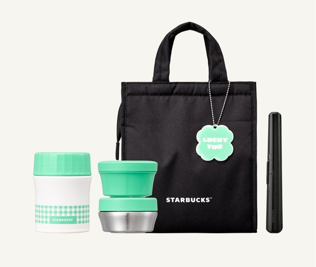 スターバ KOREA クローバーサーモス保温弁当1140ml
