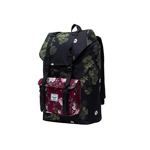 Herschel Supply Co. Little America Mid-Volume Fine China Floral One Size 並行輸入品