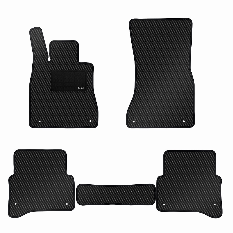 [防水マット]ベンツ 新型 Sクラス W223 フロアマット [カーボン柄]