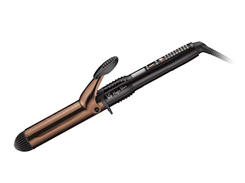 ヴィダル サスーン カール ヘアアイロン 32mm マジックシャイン 海外対応 5段階温度調節 パイプカバー付き ブラック VSI-3232/KJ