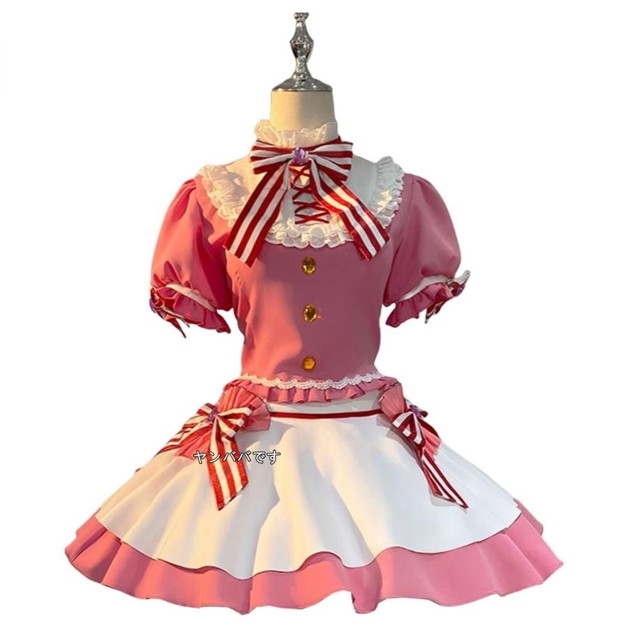 アイカツ! 星宮いちご スイートレストラン コスプレ衣装(ウィッグ 靴別売り)