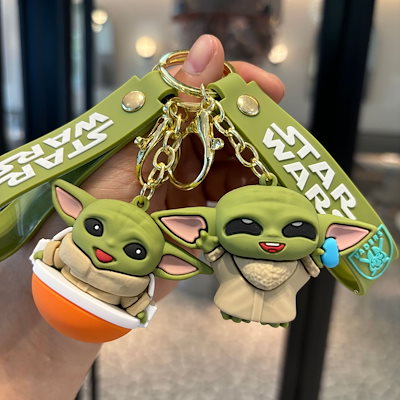 全4種 セット スターウォーズ キーホルダー ストラップ ベビーヨーダ