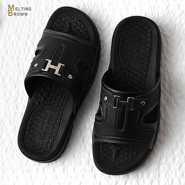 メンズ夏スリッパ 男性用背が高くなるスリッパ MX1