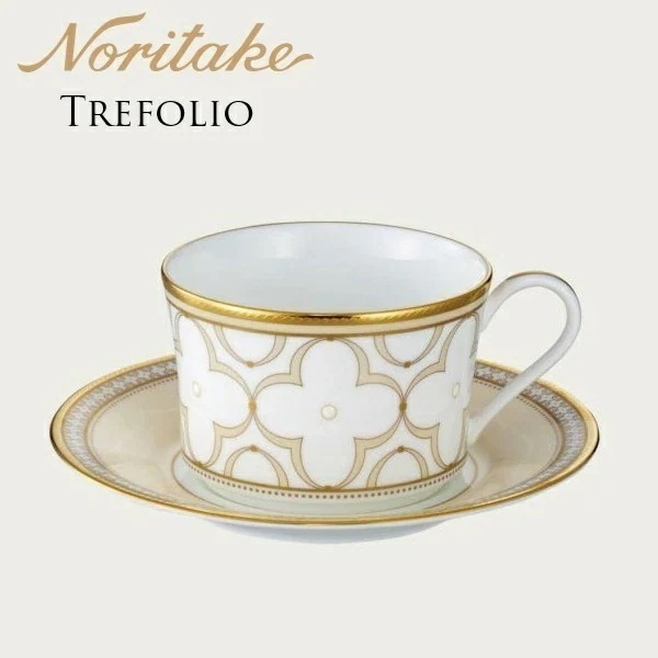 トレフォリオゴールド カップ＆ソーサー 4945L/T93686 ノリタケ Noritake 正規品 食器 碗皿 r7c