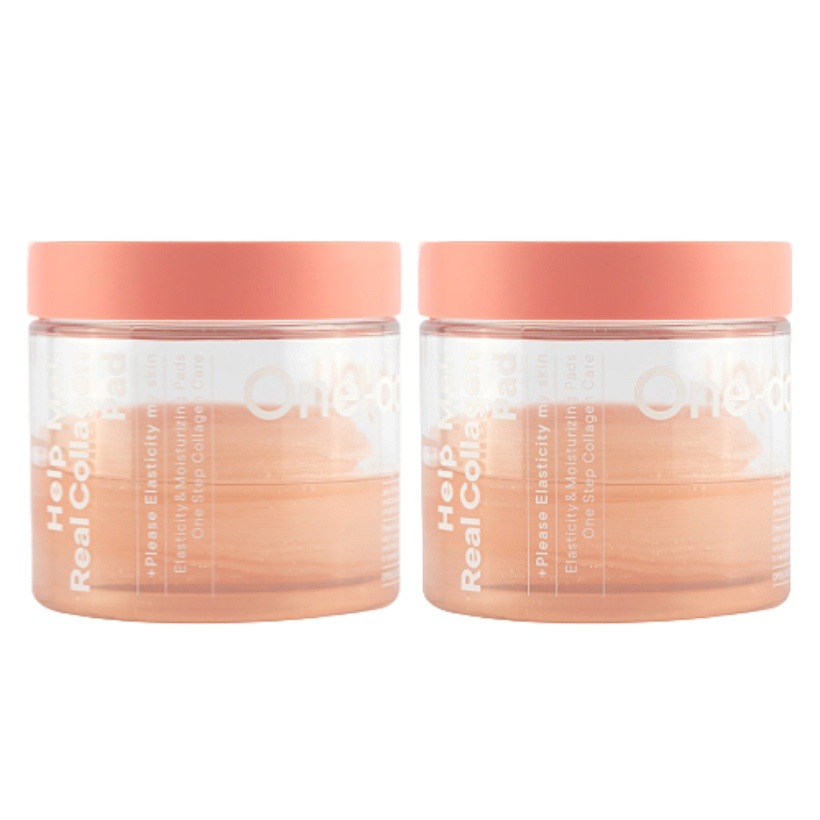[1+1] ワンデイズユー ヘルプミー リアル コラーゲン / 弾力 パッド 70枚 2個