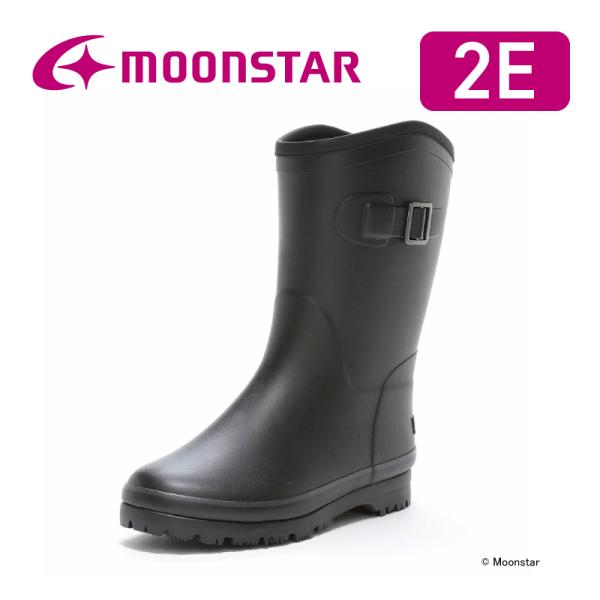 ムーンスター レインブーツ 軽い 長靴 雨靴 防寒 レディース ウィンター シューズ 靴 黒 履きやすい moonstar MF 13RL ブラック [2024年秋冬新作] 9月6日発売