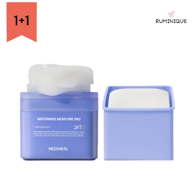 [1+1 乾燥対策] ウォーターマイド トナーパット100+100枚 スキンケア / ヒアルロン酸 / インナードライ / 敏感肌 / 低刺激 / 潤い / モイスチャー/ 美容液トナーパット