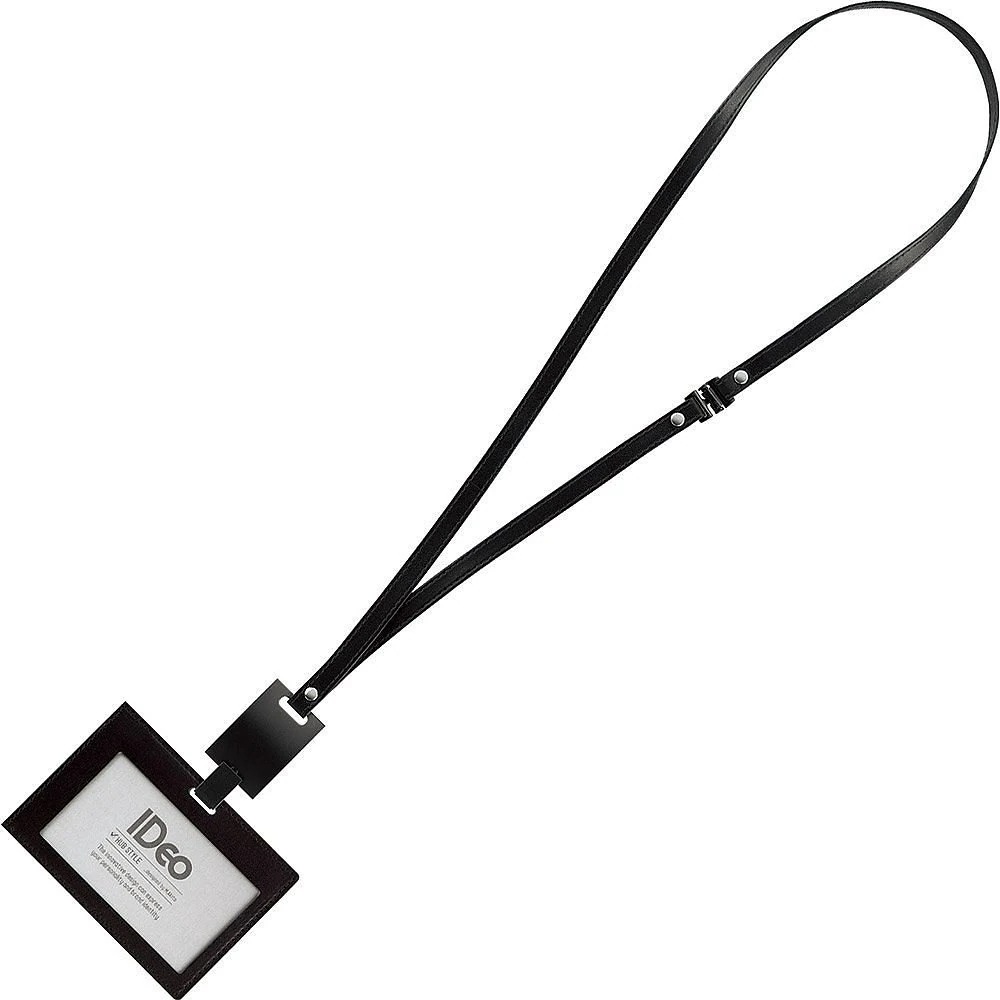 （まとめ買い）ネームカードホルダー IDeo 黒 NM-RK195D [x3]