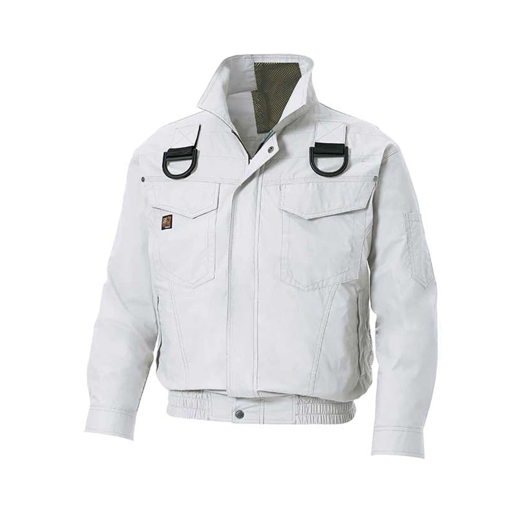 空調風神服 EFウェア フルハーネス用長袖ブルゾン ジャケット メンズ レディース ファン対応ウェア フルハーネス UVカット 遮熱 涼しい 作業服 ワークウエア アウター 作業着 上着 長袖 ブルゾ