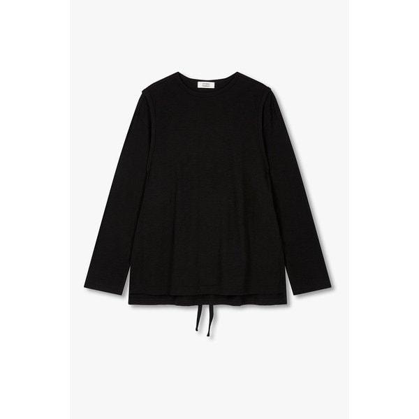 レイヤードラップ長袖Tシャツ 9105322119099