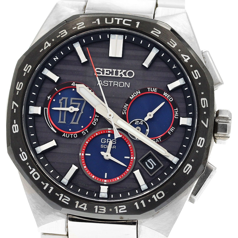 セイコー SEIKO SBXC141/5X53-0CF0 アストロン 大谷翔平 2023 クロノグラフ 国内限定1700本 ソーラー電波 メンズ 箱・保証書付き_918939【中古】