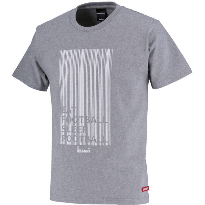 GRANDE.F.P(グランデエフピー) Barcode PRINT S/S-T フットサル 半袖Ｔシャツ (gfpe218001-1401)
