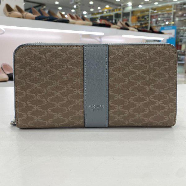 女性チェック柄長財布 ECEFRP883BL HSYH2A GN