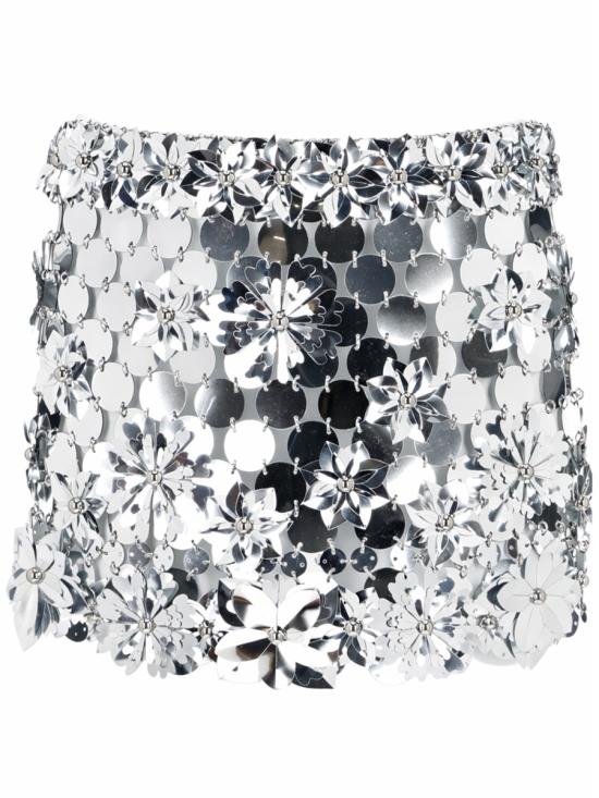 PACO RABANNE Women Skirts 26EIJU172PS0129 P040 SILVER
