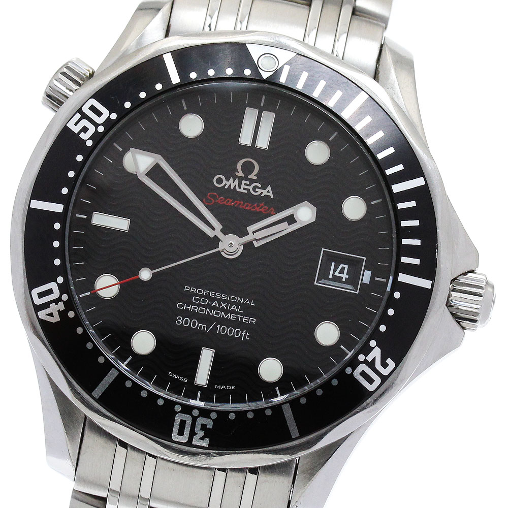 オメガ OMEGA 212.30.41.20.01.002 シーマスター300 コーアクシャル デイト 自動巻き メンズ _888179【中古】
