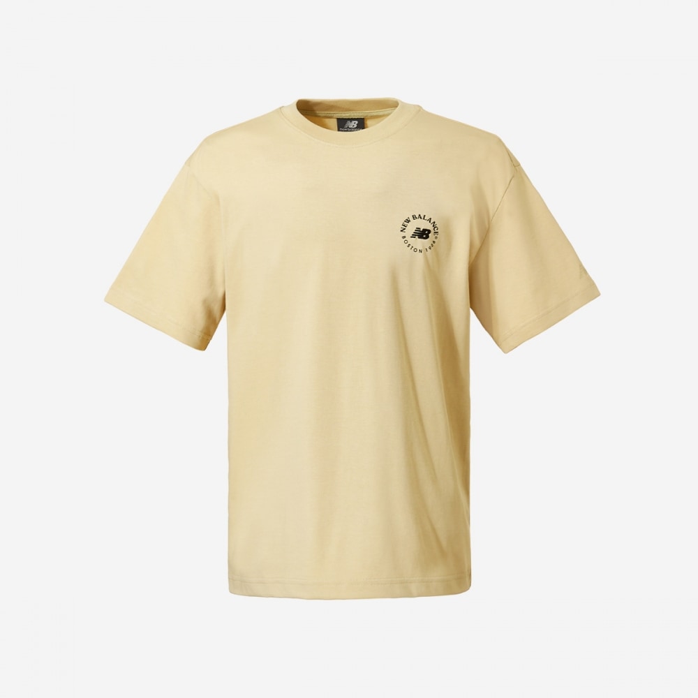 ニューバランス UNI NB ボーイトラベル T シャツ NBNEEB1513-(36) ライトベージュ