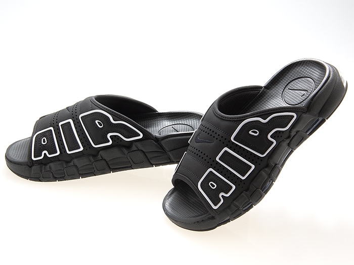 エア モア アップテンポ スライド サンダル モアテン 黒/白 #DV2132-001