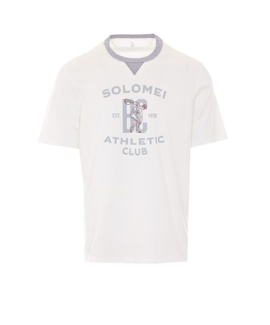 BRUNELLO CUCINELLI Men T-Shirts M0B131001G CFR27 White