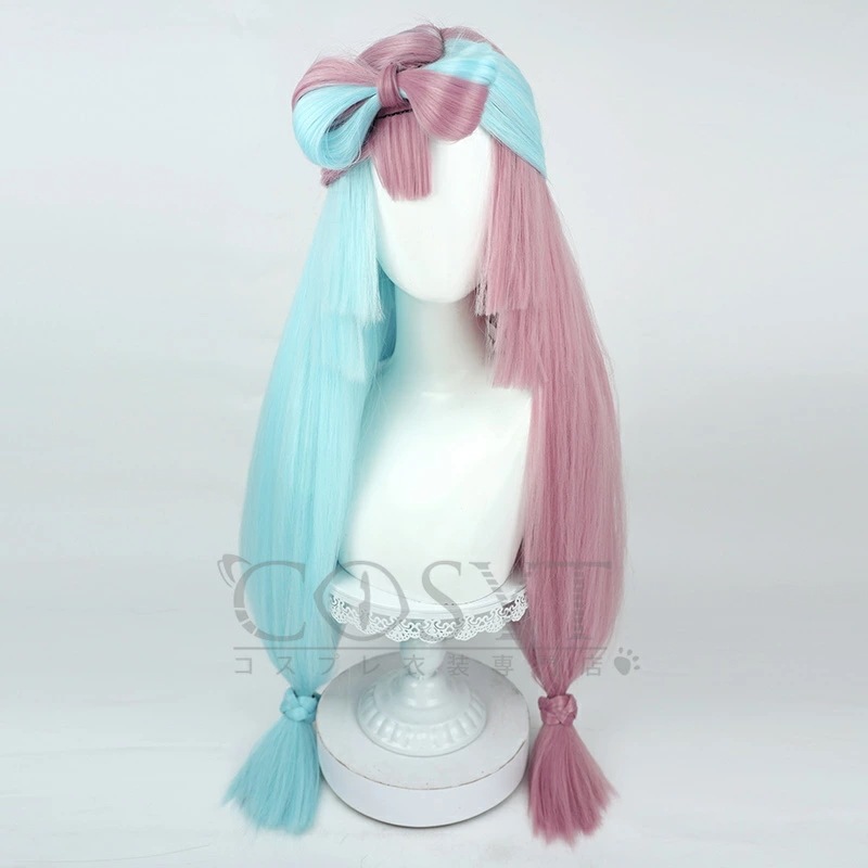 ポケモンSV ナンジャモ コスプレウィッグ フルウィッグ 耐熱 高級繊維 メッシュ コスプレ cosplay