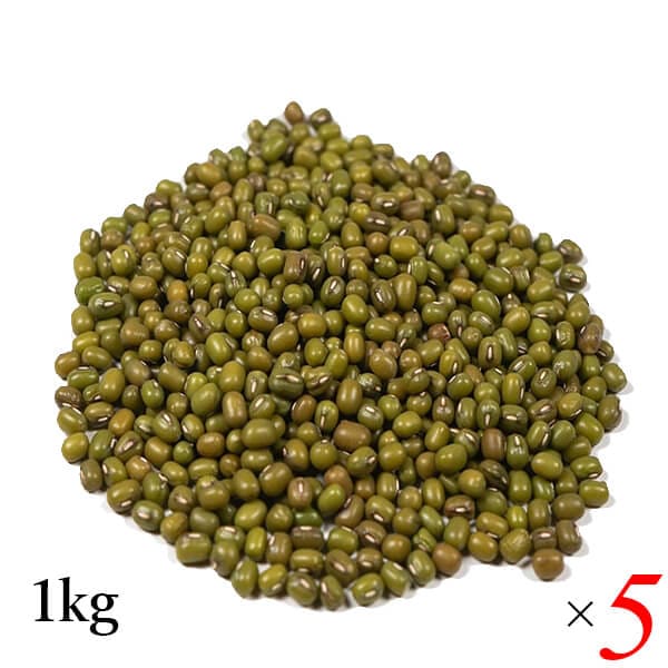 アリサン ムング豆 1kg 5個セット 海外認証