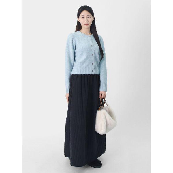 女性の冬の6色ふっくらベーシックウール混紡ラウンドソフトカーディガンLSLOT015_P414219537