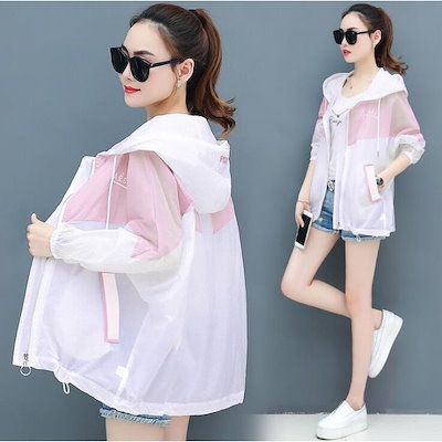 Qoo10 Uvカットuv対策uvパーカーレディース レディース服