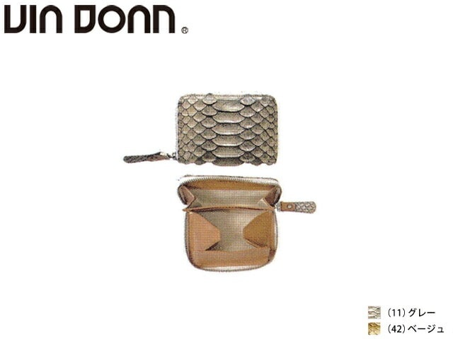 Viadoan ヴィアドアン ヘビ革 牛革 小銭入れ ファスナー 494 via45 10,868円
