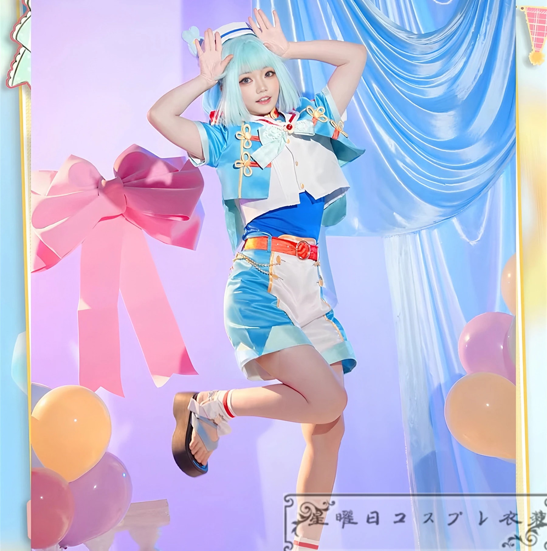[今日は安い-出荷が早い]あんスタ Ra*bits 感謝祭！届けたいRaRaRa＊Station 真白友也 紫之創 仁兎なずな 天満光 コスプレ衣装 コスチュー品質良い 店舗お勧め