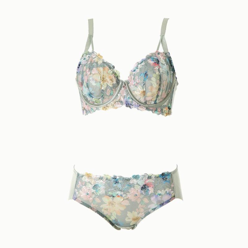 ヴィーナスプリント薄手ブラセット VBR1710DSG