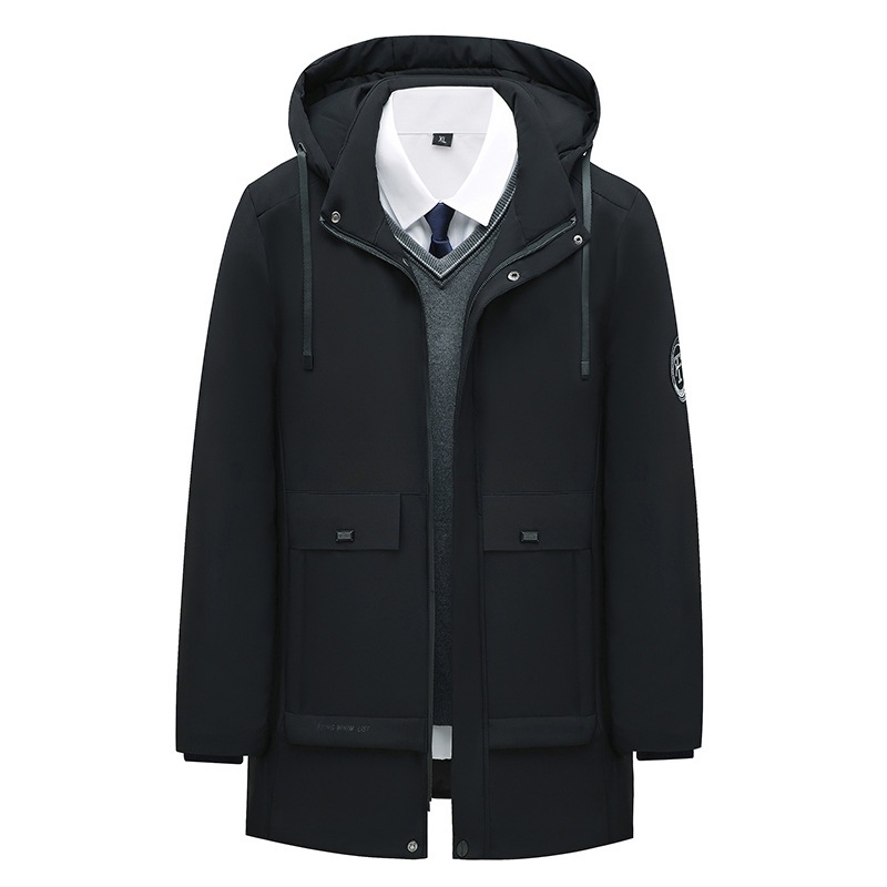 ダウンジャケット メンズ 中綿コート フード 中綿ジャケット ビジネス フォーマル 制服用 通勤 アウター 冬服 オシャレ カジュアル 暖かい 秋冬