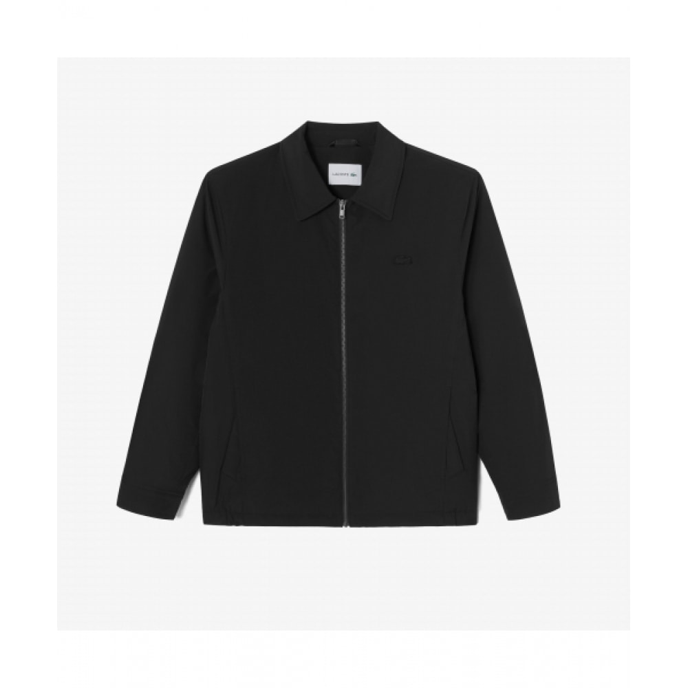 LACOSTE メンズパッド入りシャツブルゾン [ブラック]