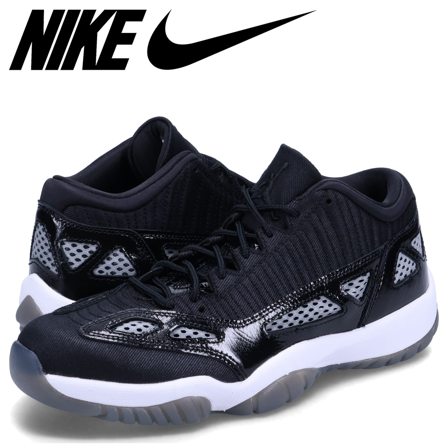 エアジョーダン11 レトロ ロー スニーカー メンズ ブラック 黒 919712-001