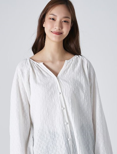 8seconds Balloon Sleeve V-Neck Blouse - Ivory 8seconds Balloon Sleeve V-Neck Blouse - Ivory
