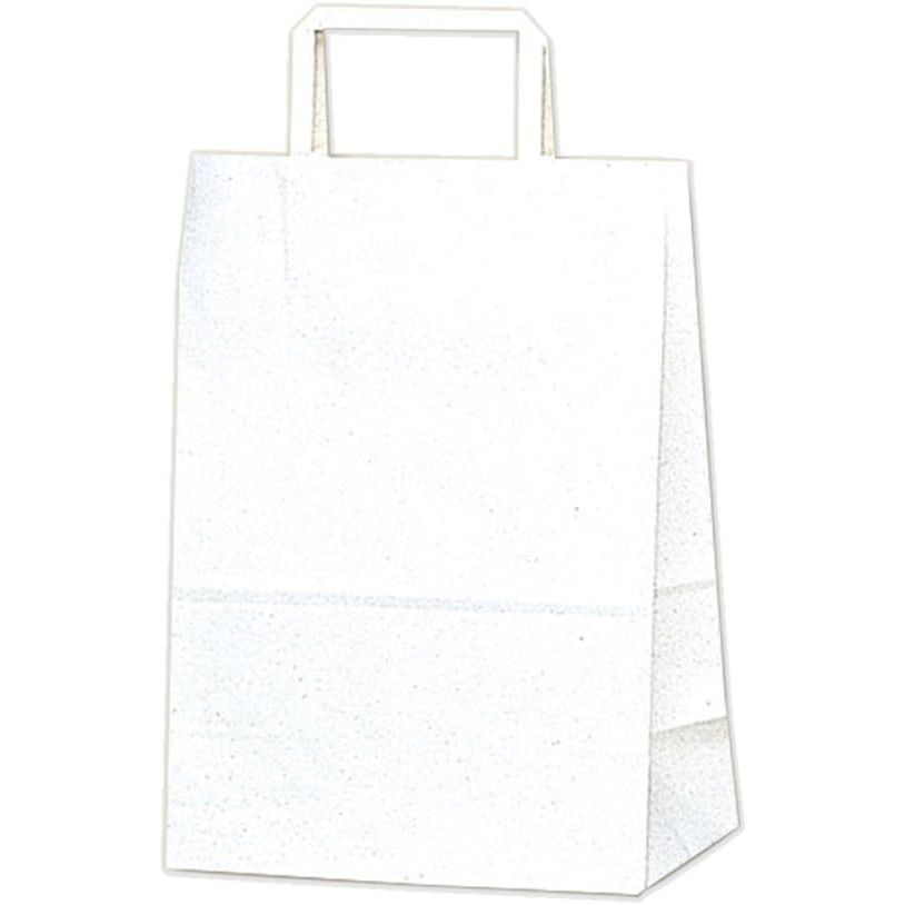 （まとめ買い）シモジマ HEIKO 手提げ紙袋 H25チャームバッグ S1（平手） 白無地 50枚 幅220xマチ120x高310mm 003262900 [x3セット]