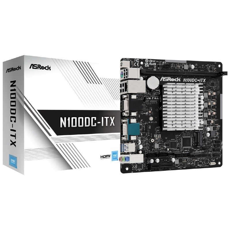 ASROCK　マザーボード ［MiniITX］　N100DC-ITX